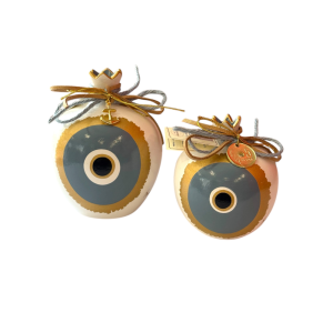 Χειροποίητο Διακοσμητικό Ρόδι Με Μεγάλο Ματάκι - Νικηφορίδη